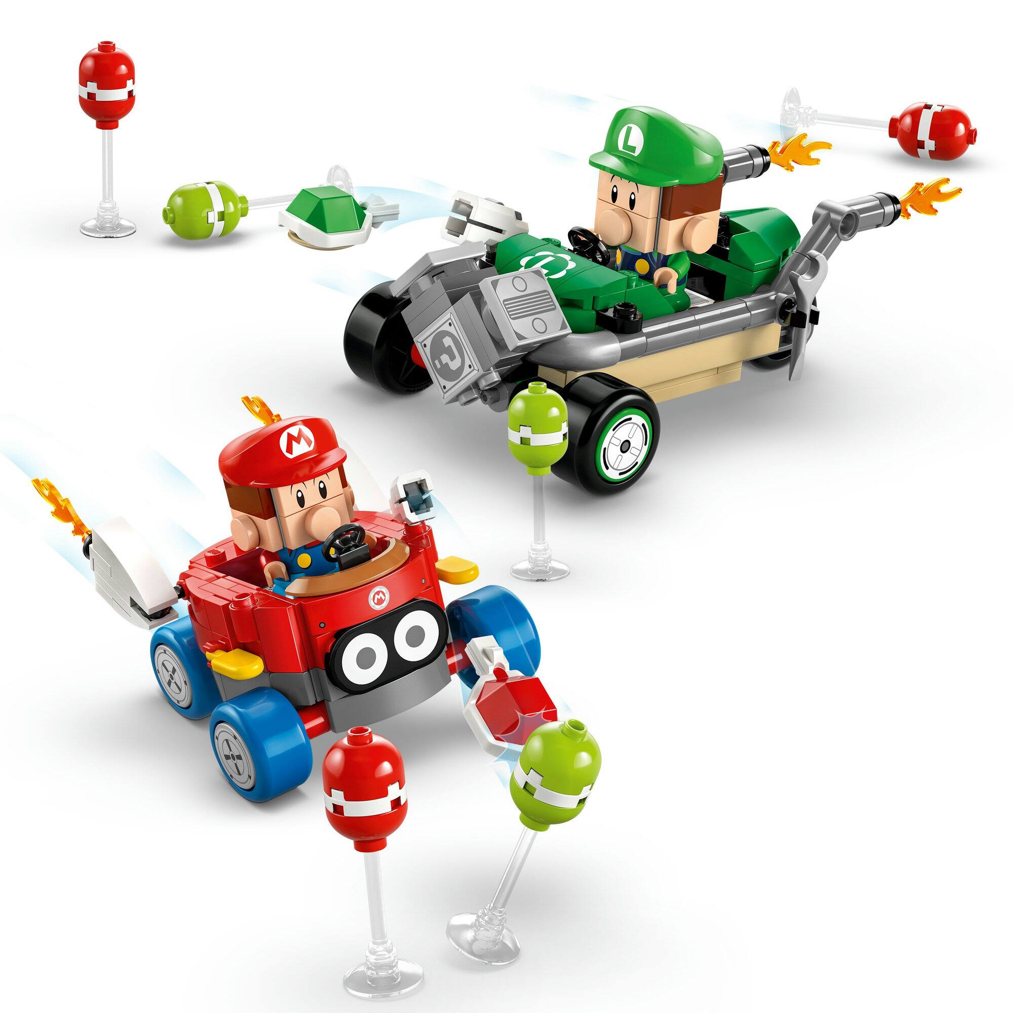 LEGO® Super Mario™: Mario Kart™ – Baby Mario vs. Baby Luigi Toy 72034